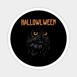Hallowlween - Halloween Owl Magnet